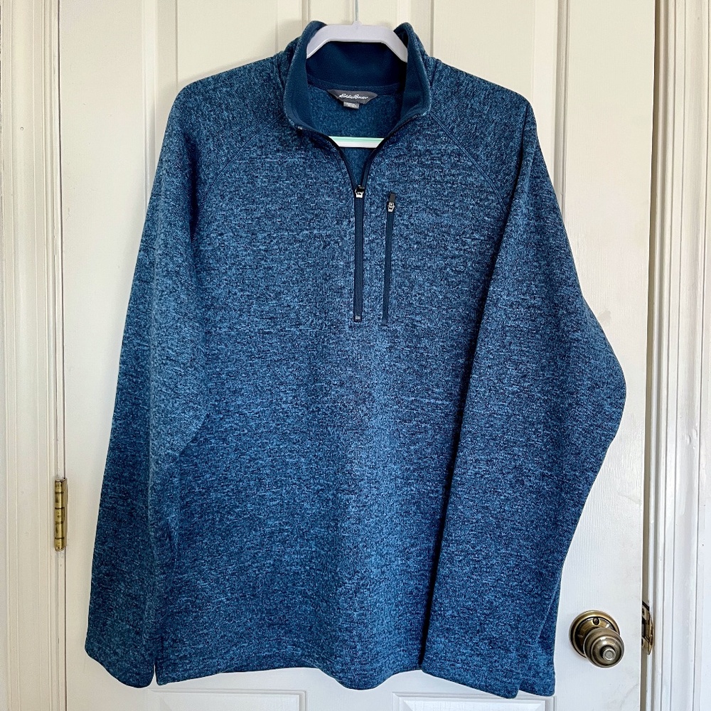 Men's Eddie Bauer Sweater Fleece 1/2 Zip Pullover